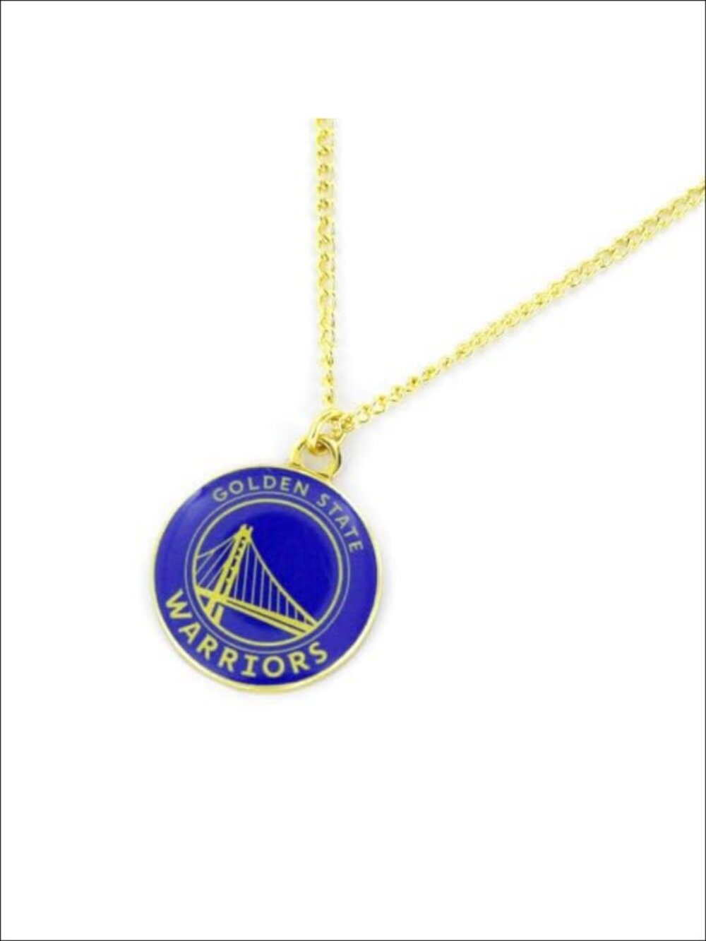 Golden State Warriors Metal Necklace Spring Clasp